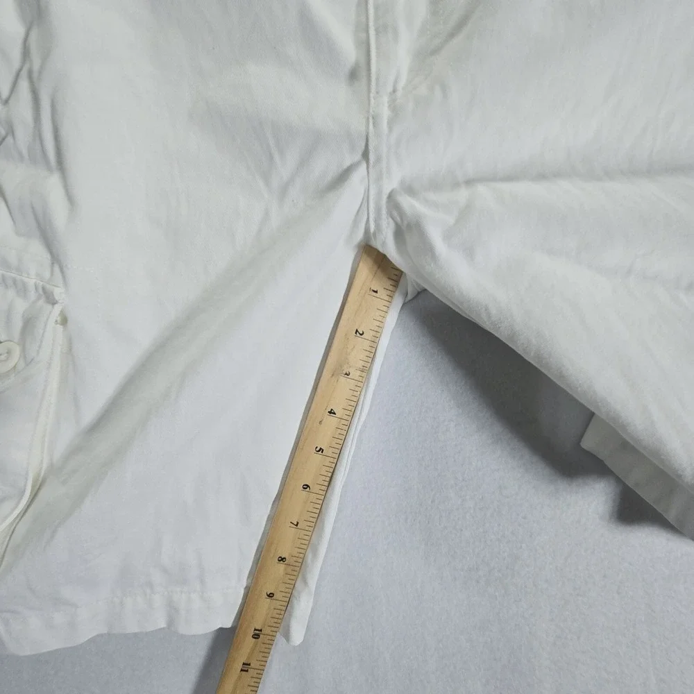 Polo Ralph Lauren Shorts Cargo Boys Size 14 Vintage White Waist 28in Inseam 10in